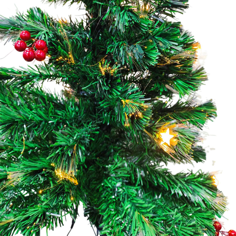 0213002-2 Χριστουγεννιάτικο δέντρο στολισμένο με φωτάκια 1.50cm- Christmas tree - Image 3