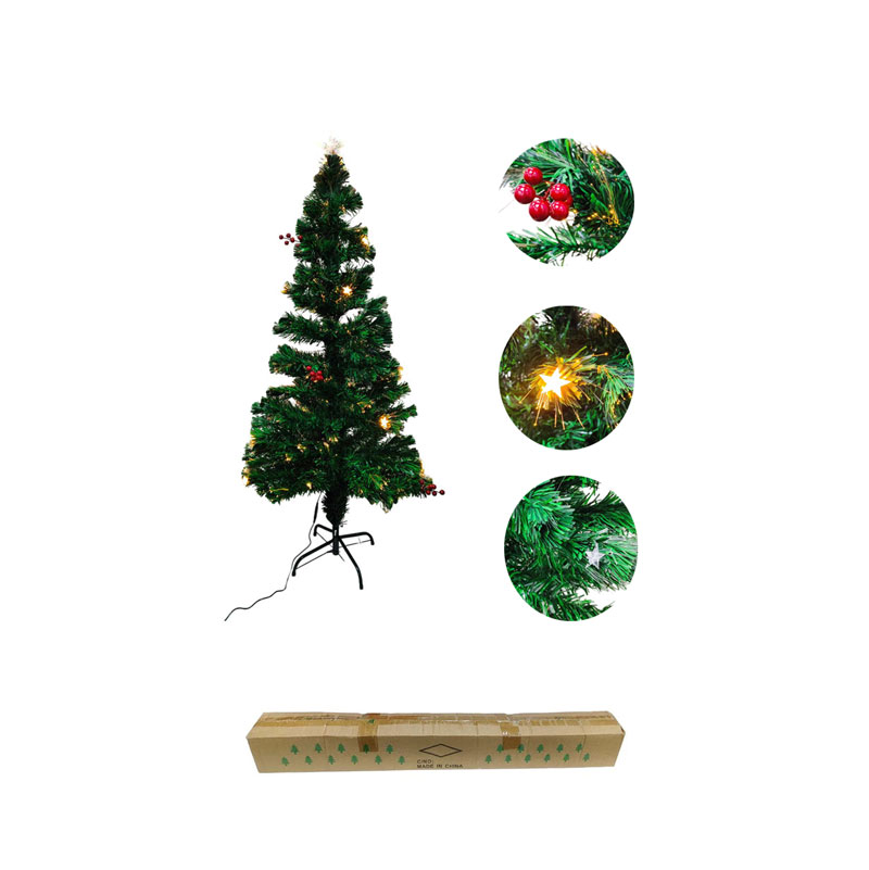 0213002-6 Χριστουγεννιάτικο δέντρο στολισμένο με φωτάκια 1.50cm- Christmas tree - Image 6