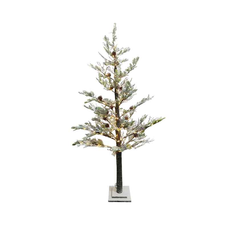 0280001 Χριστουγεννιάτικο Δέντρο Φωτιζόμενο Χιονισμένο με Κουκουνάρια IP44 Αδιάβροχο 450 LED 1.60m - Christmas Tree with Lights - Image 2