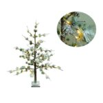 Χριστουγεννιάτικο Δέντρο Φωτιζόμενο Χιονισμένο με Κουκουνάρια IP44 Αδιάβροχο 1.30m 75led -Christmas Tree