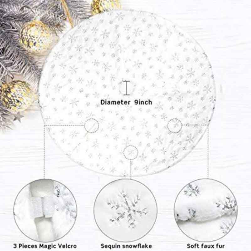 0281012-2 Χριστουγεννιάτικη ποδιά για το δέντρο - Christmas tree skirt - Image 3