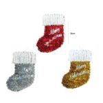 Κρεμαστή Χριστουγεννιάτικη Κάλτσα “Merry Christmas” 34cm – Hanging Christmas Stocking “Merry Christmas” - Image 5