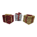 Διακοσμητικά Χριστουγεννιάτικα Δώρα 8.5x8.5cm - Decorative Christmas Gift Boxes