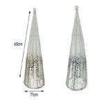 Φωτιζόμενο Διακοσμητικό Δεντράκι 60cm με Γκλίτερ - Illuminated Decorative Glitter Tree - Image 4