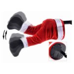 Χριστουγεννιάτικο στολίδι Δέντρου Πόδια Άγιου Βασίλη - Moving Santa Legs - Image 3