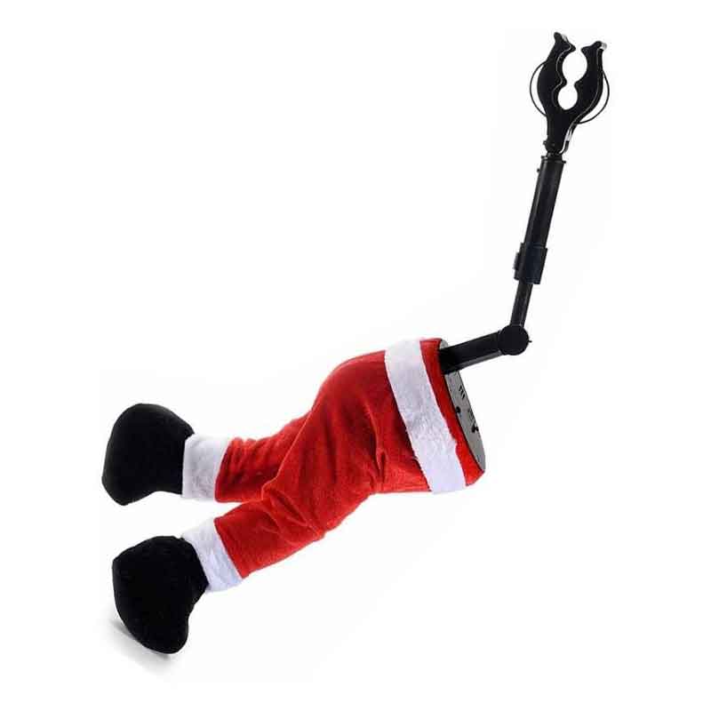 030228-3 Χριστουγεννιάτικο στολίδι Δέντρου Πόδια Άγιου Βασίλη - Moving Santa Legs - Image 4