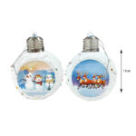 Χριστουγεννιάτικη μπάλα με φως  - Christmas decoration ball - Image 3