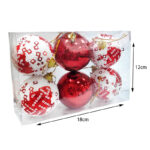 Χριστουγεννιάτικες μπάλες 6τμχ 5cm - Christmas decoration balls 6pcs - Image 3