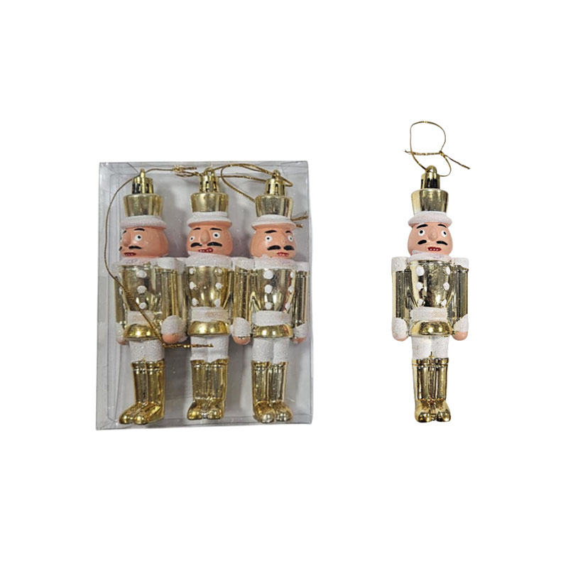 036074-2 Χριστουγεννιάτικα στρατιωτάκια καρυοθραύστες 3τμχ - Christmas soldier deco 3pcs - Image 2