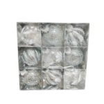 Σετ Χριστουγεννιάτικες Μπάλες 9τμχ 7.5cm - Christmas decoration balls - Image 4