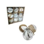 Χριστουγεννιάτικες Μπάλες Σετ 9τμχ 8.5cm – Christmas Balls Set