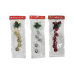 Κρεμαστή Χριστουγεννιάτικη Διακόσμηση με Μπάλες και Κουκουνάρι - Hanging Christmas Decoration with Balls and Pinecone