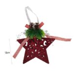 Χριστουγεννιάτικο Κρεμαστό Αστέρι 12cm – Christmas Hanging Star - Image 2