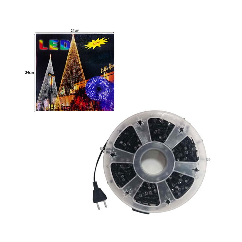 041046-2 Χριστουγεννιάτικα Φωτάκια πολύχρωμο φώς 50Μ - Christmas lights RGB light - Image 1