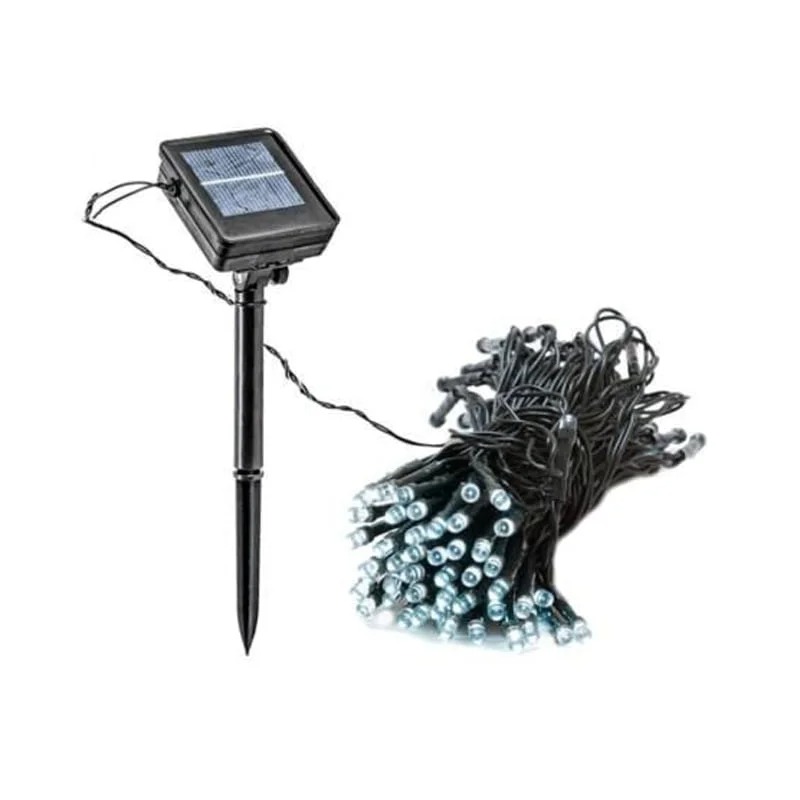 041054-3 100L Χριστουγεννιάτικα Ηλιακά Λαμπάκια με Φωτοβολταϊκό Πάνελ 10m Πολύχρωμο Χρώμα -  Christmas LED lights solar RGB - Image 7