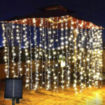 Χριστουγεννιάτικα ηλιακά λαμπάκια σε θερμό χρώμα 5m 146 LED – Christmas decorative lights warm light