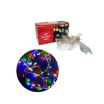 Χριστουγεννιάτικα Λαμπάκια LED σε πολύχρωμο χρώμα με Διαφανές Καλώδιο 100led 5m- Christmas lights RGB light - Image 2