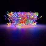 Χριστουγεννιάτικα Λαμπάκια Πρίζας LED RGB Χρώμα σε Κουλούρα με Τηλεχειριστήριο 500L 20m - Christmas atmosphere light string RGB light - Image 2