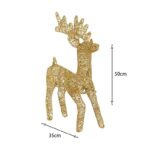 Χριστουγεννιάτικο Διακοσμητικό Φωτιζόμενο Ελάφι Θερμό Φως - Chistmas Decorations Deer with Light - Image 2