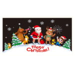 Χριστουγεννιάτικα Αυτοκόλλητα για Τζάμια σε Διάφορα Σχέδια - Christmas Stickers for Windows in Various Designs - Image 2