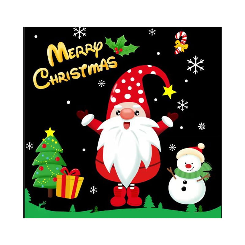 046002-3 Χριστουγεννιάτικα Αυτοκόλλητα για Τζάμια σε Διάφορα Σχέδια - Christmas Stickers for Windows in Various Designs - Image 5