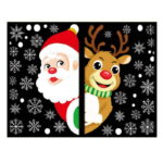 Χριστουγεννιάτικα Αυτοκόλλητα για Τζάμια σε Διάφορα Σχέδια - Christmas Stickers for Windows in Various Designs - Image 7