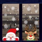 Χριστουγεννιάτικα Αυτοκόλλητα για Τζάμια σε Διάφορα Σχέδια - Christmas Stickers for Windows in Various Designs - Image 8