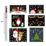 Χριστουγεννιάτικα Αυτοκόλλητα για Τζάμια σε Διάφορα Σχέδια - Christmas Stickers for Windows in Various Designs - Image 10