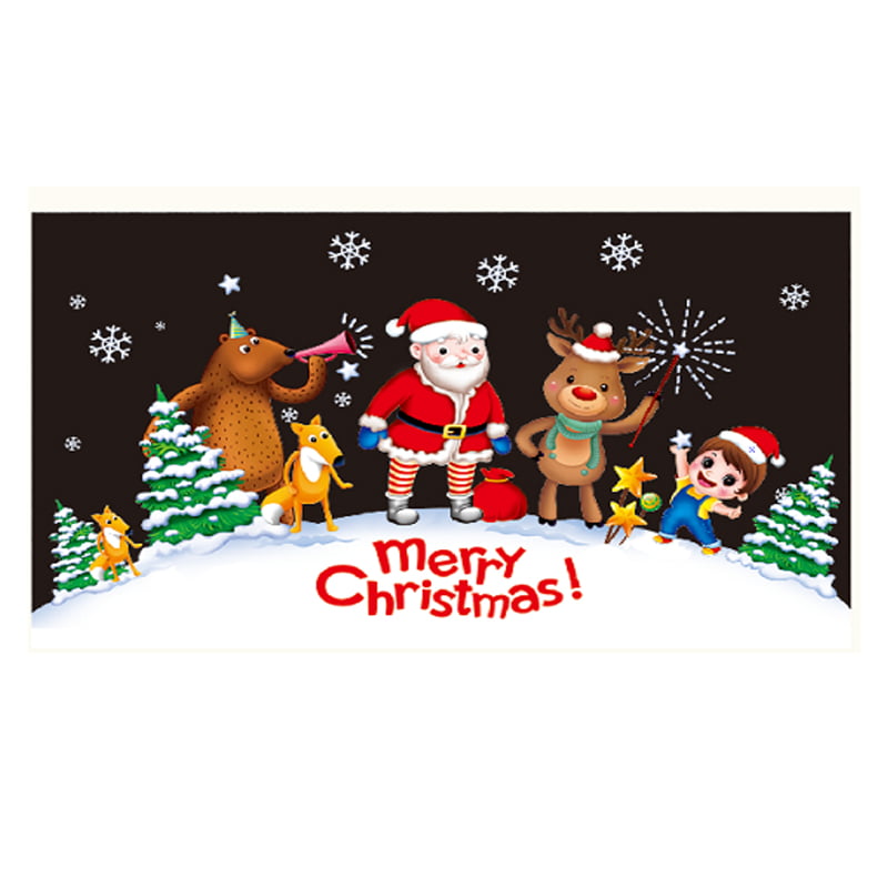 046002 Χριστουγεννιάτικα Αυτοκόλλητα για Τζάμια σε Διάφορα Σχέδια - Christmas Stickers for Windows in Various Designs - Image 2