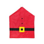 Χριστουγεννιάτικο Κάλυμμα Πλάτης Καρέκλας Στολή Αγίου Βασίλη - Santa Claus Chair Cover