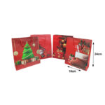 Χριστουγεννιάτικη σακούλα σε διάφορα σχέδια 24x18cm 12 τεμάχια - Christmas bag - Image 4