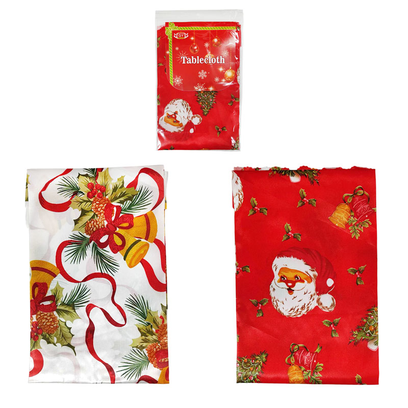 058007 Χριστουγεννιάτικο τραπεζομάντηλο 75x75cm - Christmas tablecloth - Image 1