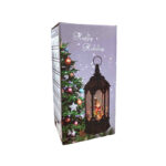 Χριστουγεννιάτικο Φωτιζόμενο Φαναράκι με Μουσική σε Διάφορα Σχέδια - Christmas Snow Globe Lantern with Music - Image 5