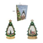 Χριστουγεννιάτικο Φωτιζόμενο Φαναράκι με Μουσική σε Διάφορα Σχέδια - Christmas Snow Globe Lantern with Music - Image 4