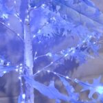Led Φωτιζόμενο Δέντρο Λευκό με Μπλε Φύλλα 180cm - Led Blue Tree - Image 3