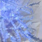 Led Φωτιζόμενο Δέντρο Λευκό με Μπλε Φύλλα 180cm - Led Blue Tree - Image 4