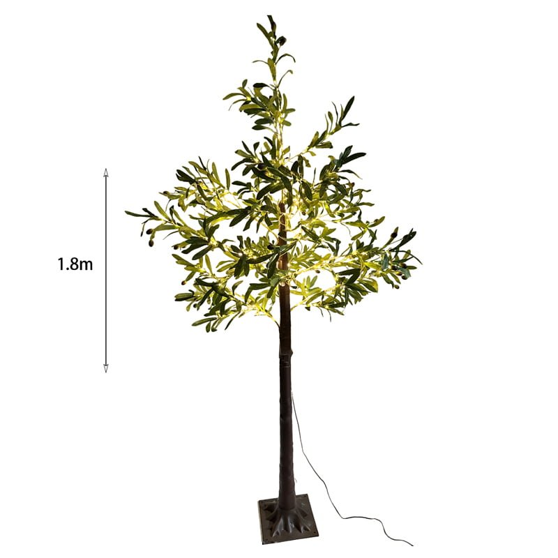 064011-1 Led Φωτιζόμενο Δέντρο Ελιά με Καρπούς 180cm - Led Olive Tree - Image 4