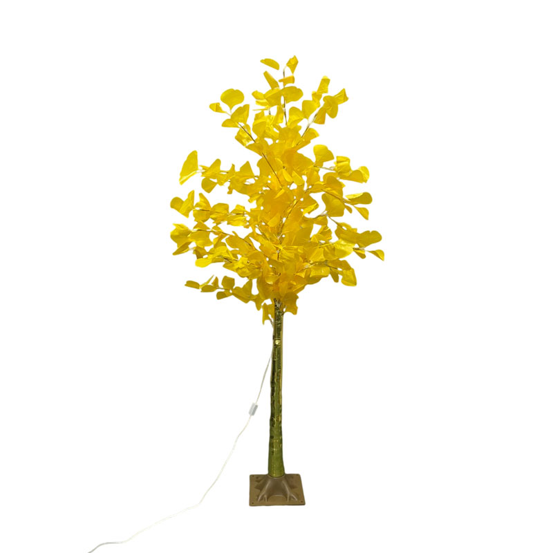 064014-1 Led Φωτιζόμενο Χριστουγεννιάτικο Δέντρο Χρυσό Με Θερμό Φωτισμό 1.75m - Led Christmas Tree Gold With Warm Lighting - Image 4