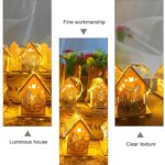 Χριστουγεννιάτικο Ξύλινο Κρεμαστό Σπιτάκι Φωτιζόμενο LED - Christmas LED house - Image 4