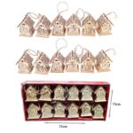 Χριστουγεννιάτικο Ξύλινο Κρεμαστό Σπιτάκι Φωτιζόμενο LED - Christmas LED house - Image 10