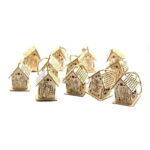 Χριστουγεννιάτικο Ξύλινο Κρεμαστό Σπιτάκι Φωτιζόμενο LED - Christmas LED house - Image 11