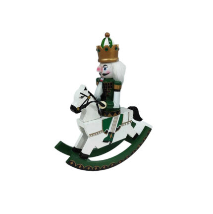 Ξύλινος Καρυοθραύστης - Βασιλιάς Με Άλογο – Christmas soldier deco