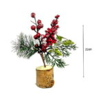 Χριστουγεννιάτικο διακοσμητικό δεντράκι 22cm - Christmas tree deco - Image 2