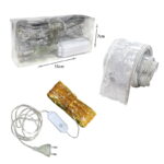 Χριστουγεννιάτικη Κορδέλα με Ενσωματωμένο Φωτισμό 50Led 5m - Christmas Ribbon with Lighting - Image 10