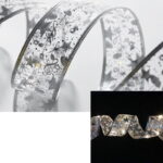 Χριστουγεννιάτικη Κορδέλα με Ενσωματωμένο Φωτισμό 50Led 5m - Christmas Ribbon with Lighting