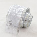 Χριστουγεννιάτικη Κορδέλα με Ενσωματωμένο Φωτισμό 50Led 5m - Christmas Ribbon with Lighting - Image 2