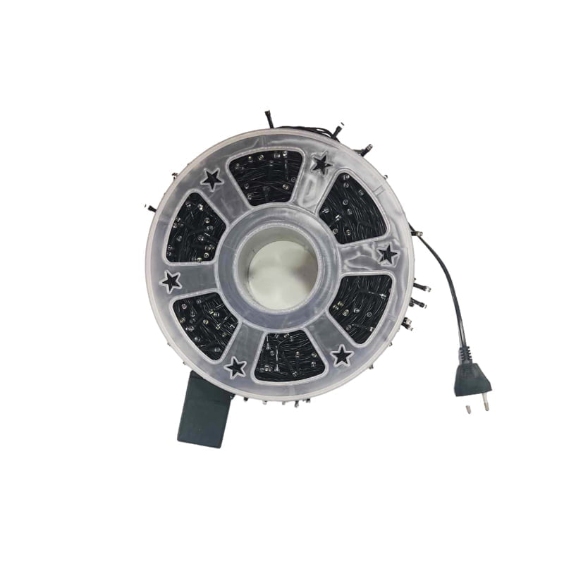 082284-1 Χριστουγεννιάτικα φωτάκια πολύχρωμο χρώμα 100M - Christmas RGB lights - Image 2