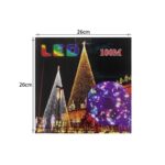 Χριστουγεννιάτικα φωτάκια πολύχρωμο χρώμα 100M - Christmas RGB lights - Image 3