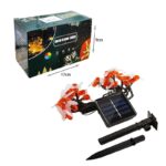 Χριστουγεννιάτικα Ηλιακά Λαμπάκια με Φωτοβολταϊκό Πάνελ 6.5m Θερμό Χρώμα - Christmas LED solar string lights warm light - Image 7