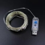 LED λαμπάκια USB με διακόπτη RGB 5Μ - LED USB color light strip RGB - Image 4